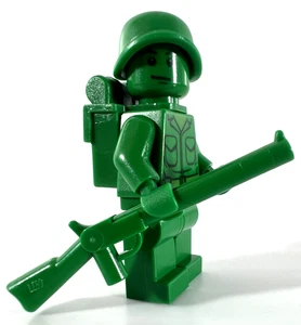 LEGO TOY STORY ARMY MAN Minifigure Rifle Backpack Green Toy Soldier No Stand - Picture 1 of 5