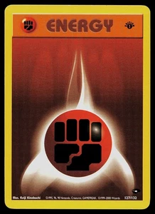 Tarjeta Pokemon Gym Challenge 127/132 Fighting Energy 1ª Edición - Imagen 1 de 2