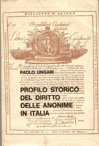Profilo storico del diritto delle anonime in Italia - Bild 1 von 1