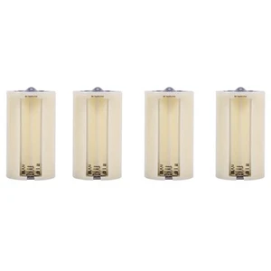 4Pcs Universal 3 AA Bis D Größe Parallel Batterie Konverter Adapter Halter NTS - Bild 1 von 8
