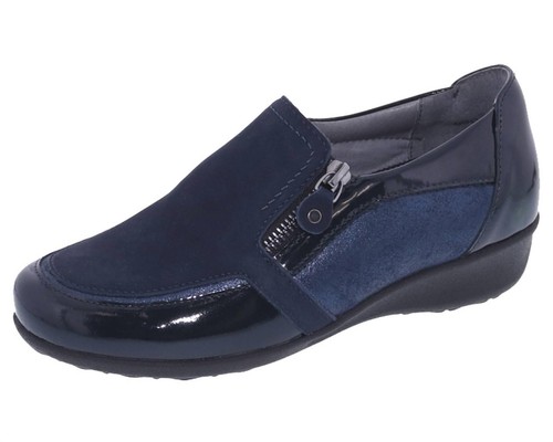 MBT Scarpe casual Drew donna Padova in pelle navy combinate