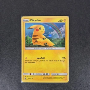 Pikachu - 28/73 - Cosmos Holo - Sun & Moon Shining Legends - Pokemon TCG - NM - Picture 1 of 2