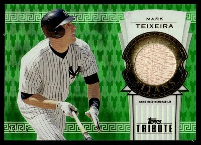 2014 Topps Tribute Titans Relics Green Mark Teixeira /25 New York Yankees - Image 1 of 2