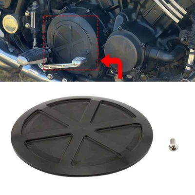 Подходит для YAMAHA Vmax 1200 1985-2007 алюминиевая боковая декоративная крышка двигателя черная - Изображение 1 из 4
