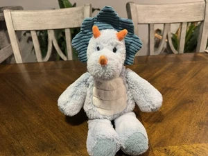 Mary Meyer Blue Marshmallow Triceratops Stuffed Animal Plush Toy  Soft Dinosaur  - Picture 1 of 2