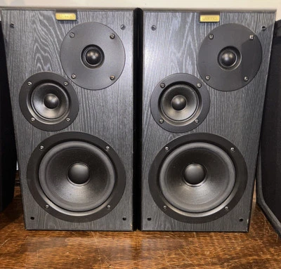 Jamo Cornet 60 IV Speakers 3Way 120Watt 8Ohm Audiophile Monitors Fair Cosmetic - Image 1 of 4