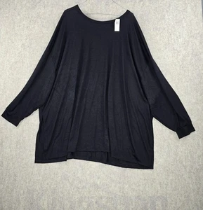 Old Navy Active Ultralite schwarzes langärmliges Damenoberteil Größe 4X lockere Passform neu - Bild 1 von 9