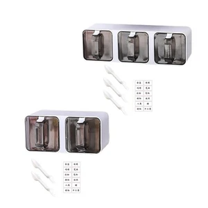 Seasoning Storage Container Wall Mount Storage Container Dining Room Food - Picture 1 of 14
