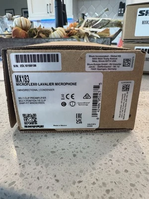 Shure MX183 Omnidirectional Condenser Microphone - Image 1 of 2