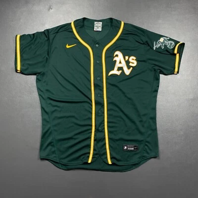 Camiseta deportiva 100 % auténtica Esteury Ruiz Nike Oakland Athletics talla 56 3XL para hombre Foto 1 de 4