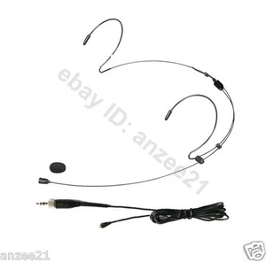Black Detachable dual ear Headset Microphone For Sennheise G2 G3 Wireless Mic - Picture 1 of 5