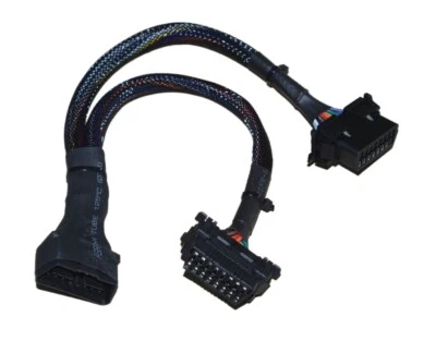 Original line obd2 one two conversion / extension car computer connection plug - Image 1 of 4