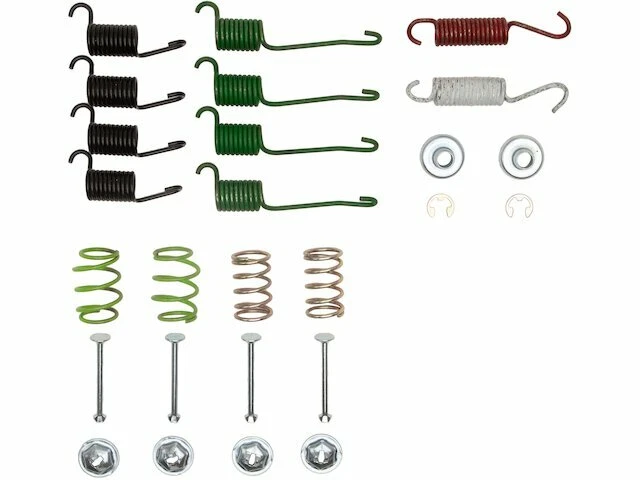 Kit de herrajes de freno de tambor trasero 16NT28J para Pontiac Grand Am 1985-1998 Foto 1 de 1