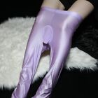 Glossy Shiny Pantyhose For Men Sexy Sheer Stockings With Silky Softness