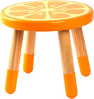 Wooden Kids Stool for Sitting, Solid Hard Wood Fruit Stool, 10 Inch Milking Stoo