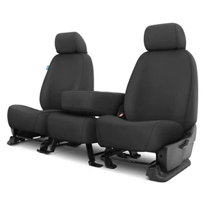 Covercraft SeatSaver Custom-Fit Seat Cover - Pollycotton Charcoal Black - Picture 1 of 7
