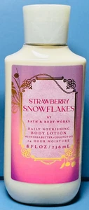 *NEW* STRAWBERRY SNOWFLAKES ~ BODY LOTION ~ Bath & Body Works ~ SHIPS FREE! - Picture 1 of 1