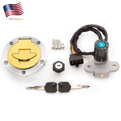 Ignition Switch Fuel Gas Cap With Lock Keys For Ducati 750/900 1996-2001 2002 US Foto 1 de 4