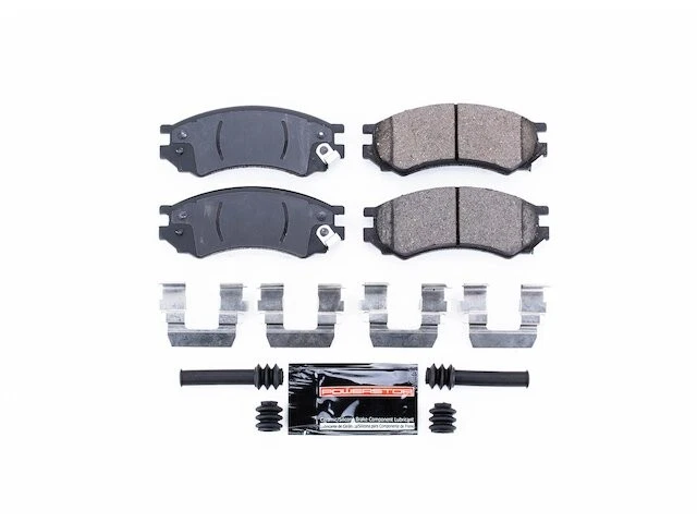 Juego de pastillas de freno delanteras para 1993-2002 Saturn SC2 1994 1995 1996 1997 1998 QB247HP Foto 1 de 1