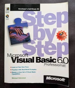 Microsoft VISUAL BASIC 6.0 Professional Edition Windows 1998 Michael Halvorson - Photo 1/24