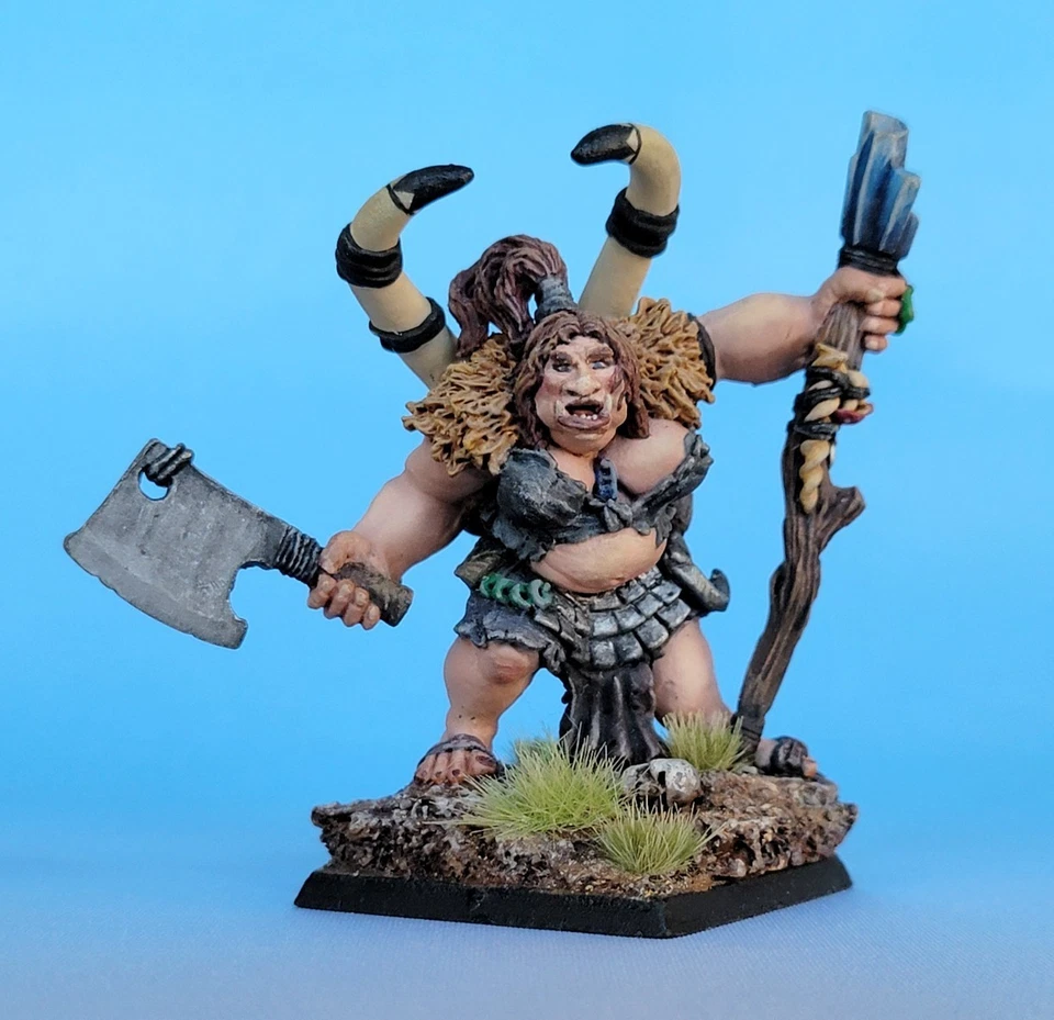 Warhammer Ogor Mawtribes Ogro Carnicero Proxy Reaper Talanka Ogre 02933 metal Foto 1 de 4