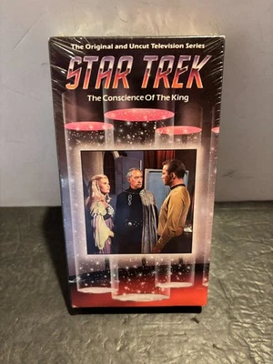 Star Trek VHS Hi-Fi эпизод 13 «Совесть короля» в заводской упаковке 1985 - Изображение 1 из 2