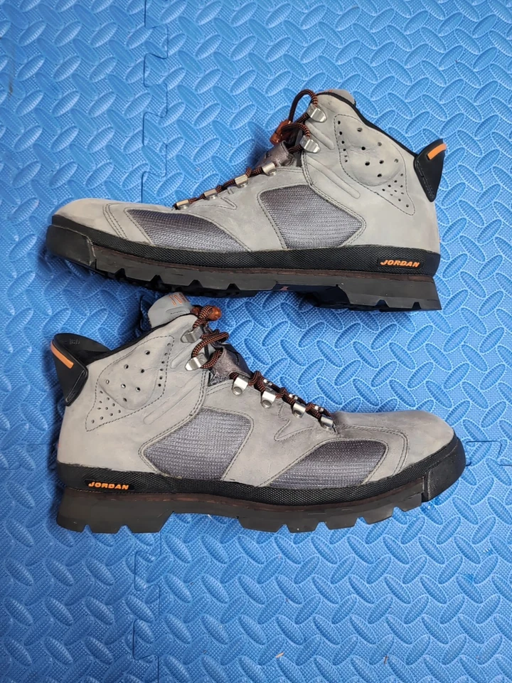 Talla 14 - Bota Air Jordan 6 AJB Cool Grey Orange Blaze 2002! 303897-002 Raro 🔥 Foto 1 de 4
