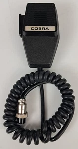 Vintage Cobra CB Radio Handheld Microphone 4 Pin Coffin Style Tested Free Ship - Picture 1 of 5