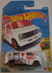 Hot Wheels Treasure Hunt Custom ‘77 Dodge Van HW Art Cars 4/10 New 2020 - Picture 1 of 10