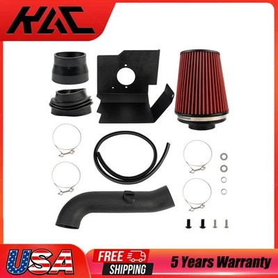 Cold Air Intake Kit Heat Shield  High Flow For 17-2019 GMC Sierra 3500 HD 6.6TL Foto 1 de 4