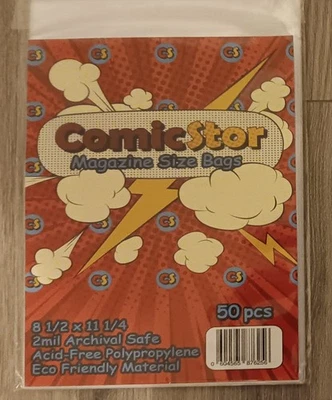 COMIC CONCEPT ComicStor Magazine Size Bag (50)