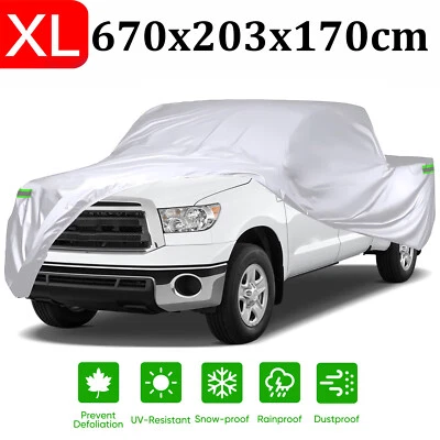 XL Truck Pickup Cover Waterproof Fit For Chevrolet Silverado 2500 HD 2002-2022 - Image 1 of 4