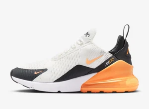 Scarpe da ginnastica Nike Air Max 270 Summit bianche/arancione laser-TUTTE LE TAGLIE-originali-prezzo consigliato £145 - Foto 1 di 10