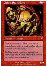 1x Light Play, English Foil Goblin Spelunkers - Foil 7th Edition