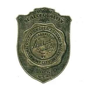 c1880s Antique Union Quality Seal National Association Curtain Window 5772 - Picture 1 of 2