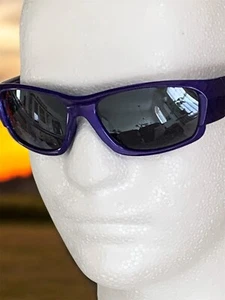 Kid’s Marvel Spiderman Purple Sunglasses “Spidey” On Dark Lens Boys / Girls EUC - Picture 1 of 16