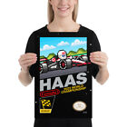 Haas F1 Team 2023 Formula 1 One F1 Retro Nintendo 8-bit Cap T-Shirt Poster