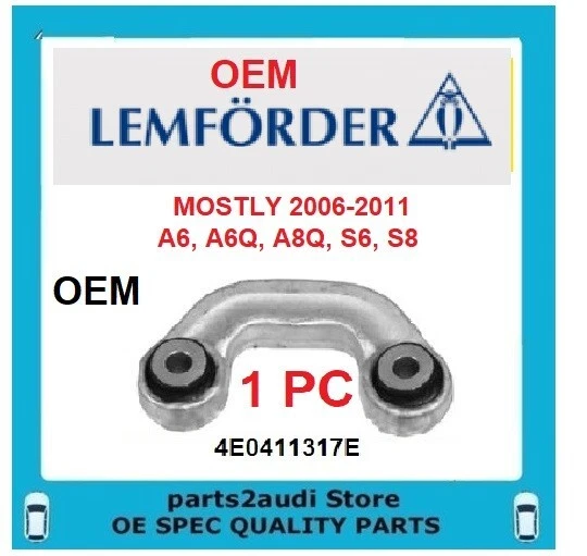 OEM BARRA ESTABILIZADORA ESTABILIZADORA ESTABILIZADORA DELANTERA AUDI A6 A8 S8 ENLACE BARRA ESTABILIZADORA 1 PIEZA Foto 1 de 1