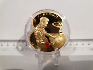 (Lote 868) £5 Guernsey 2011 "Royal British Legion"" moneda amapola de 5 libras (o) - Imagen 1 de 2