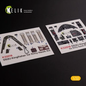 OS2U Kingfisher. Calcomanías interiores 3D (para Kitty Hawk / Zimimodel) 1:32 K32018 - Imagen 1 de 11