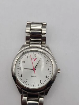 American Eagle Outfitters Quartz Analog watch Stainless Steel New Battery Works - Image 1 of 4
