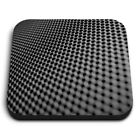 Square MDF Magnets - BW - Speaker Music Macro  #38112