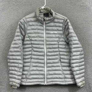 Marmot Echo Featherless Jacket Women’s Large Gray Puffer Quilted Zip Thinsulate - Picture 1 of 16