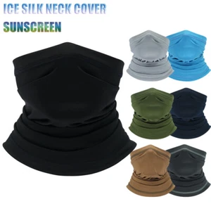 Motorcycle Bandana UV Protection Face Mask Sport Balaclava Neck Gaiter Scarf Lot - Picture 1 of 32