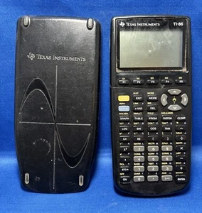 Texas Instruments TI-86 Calculator DOES NOT WORK Black FOR PARTS ONLY - Picture 1 of 2
