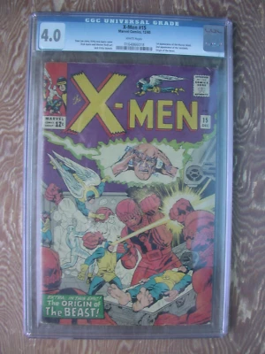 X-Men #15   CGC 4.0   1965   2nd appearance of the Sentinels - Image 1 of 2