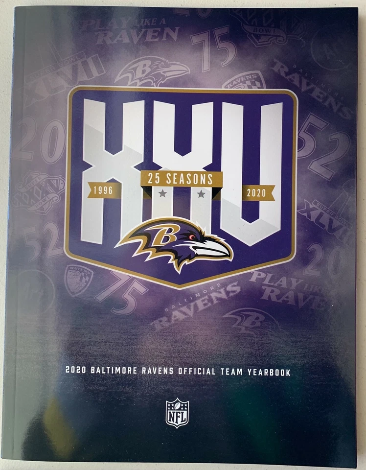 2020 BALTIMORE RAVENS YEARBOOK NFL PROGRAM SUPER BOWL 55 ? 183 PGS 2021 FOOTBALL - Image 1 of 1