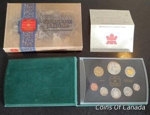 2002 Canada 8 Coin Silver PROOF Set w/ Special Ed. Golden Jubilee #coinsofcanada - Picture 1 of 4
