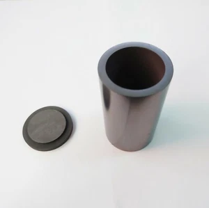Crisol de grafito 45*80 mm 70 ml con cubierta para horno de fusión por inducción 2500 W - Imagen 1 de 5