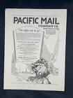 Magazine Ad - 1921 - Pacific Mail Steamship Company